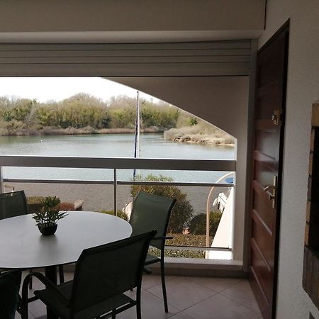 Vue Lagune Et Bateaux A 100M De La Plage Saint-Cyprien  Eksteriør billede